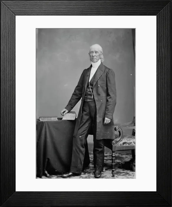 Framed Print : Rev. David Leavitt, between 1855 and 1865. Creator: Unknown Framed Print : Rev. David Leavitt, between 1855 and 1865. Creator: Unknown