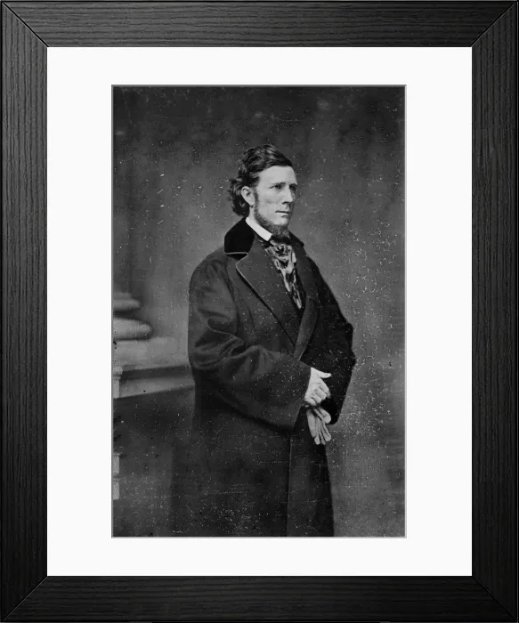 Framed Print : Brutus Junius Clay of Kentucky, between 1855 and 1865. Creator: Unknown Framed Print : Brutus Junius Clay of Kentucky, between 1855 and 1865. Creator: Unknown