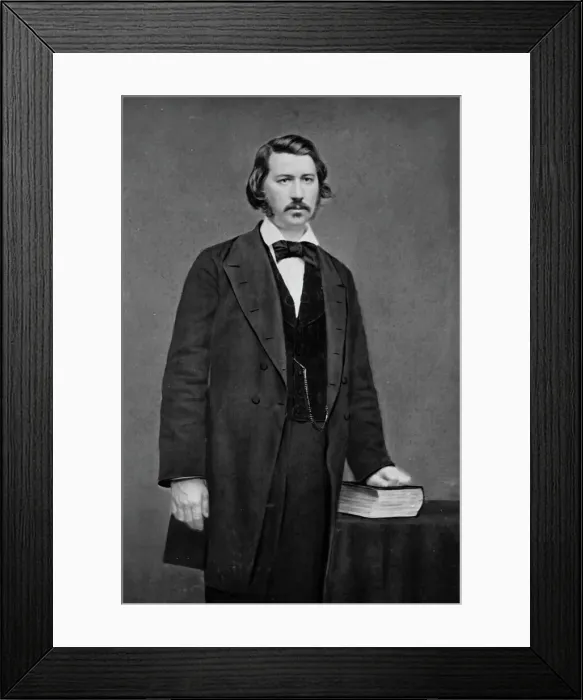 Framed Print : John Edward Bouligny of Louisiana, between 1855 and 1865. Creator: Unknown Framed Print : John Edward Bouligny of Louisiana, between 1855 and 1865. Creator: Unknown