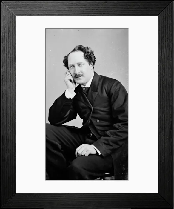Framed Print : William Floyd, between 1855 and 1865. Creator: Unknown Framed Print : William Floyd, between 1855 and 1865. Creator: Unknown