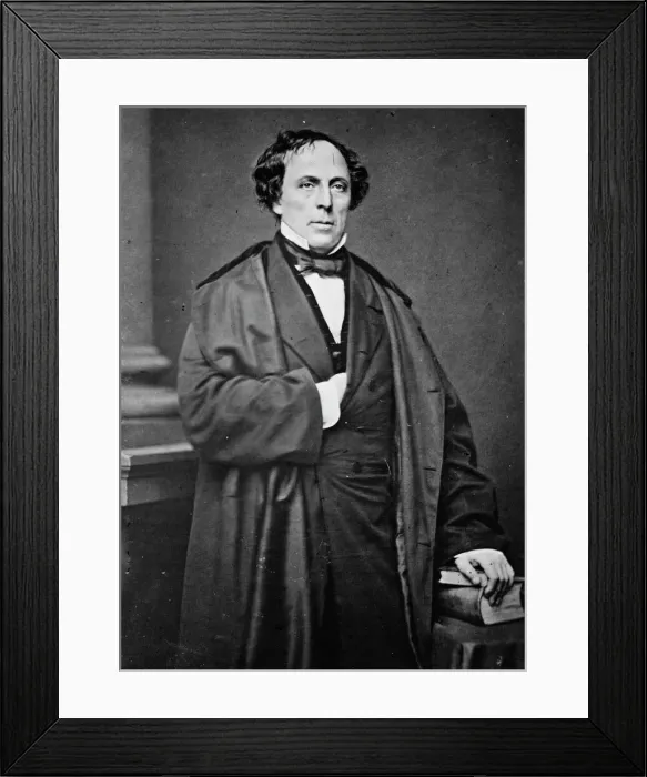 Framed Print : John B. Floyd, between 1855 and 1865. Creator: Unknown