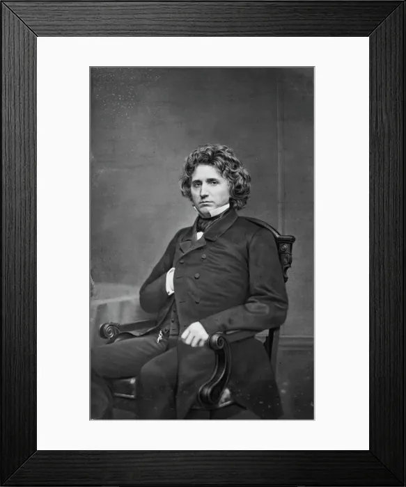Framed Print : A. V. Stoughton, between 1855 and 1865. Creator: Unknown Framed Print : A. V. Stoughton, between 1855 and 1865. Creator: Unknown