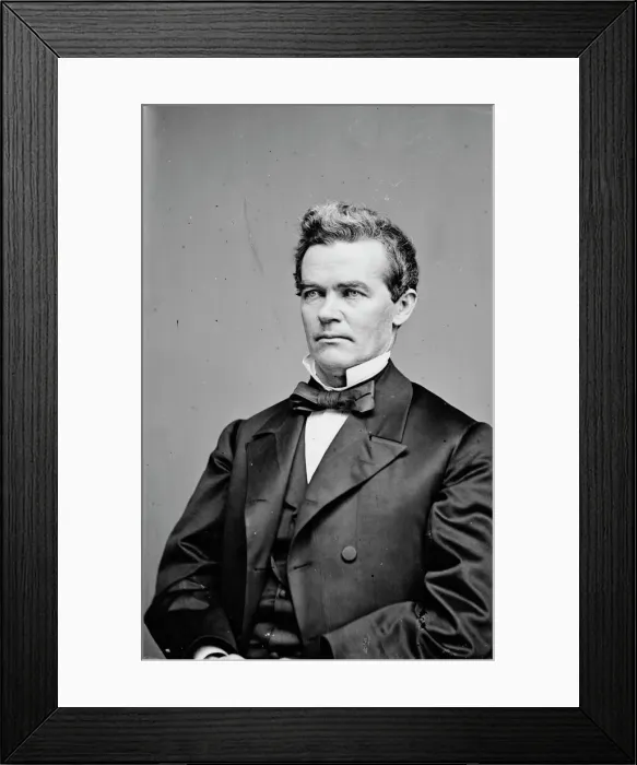 Framed Print : John Conness, between 1855 and 1865. Creator: Unknown Framed Print : John Conness, between 1855 and 1865. Creator: Unknown