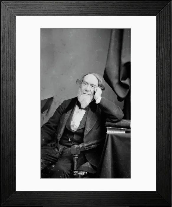 Framed Print : Prof. Alexander Dallas Bache, between 1855 and 1865. Creator: Unknown Framed Print : Prof. Alexander Dallas Bache, between 1855 and 1865. Creator: Unknown
