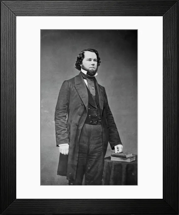 Framed Print : Thomas Ruffin of North Carolina, between 1855 and 1865. Creator: Unknown Framed Print : Thomas Ruffin of North Carolina, between 1855 and 1865. Creator: Unknown