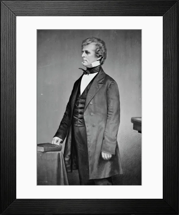 Framed Print : Isaac Toucey, between 1855 and 1865. Creator: Unknown Framed Print : Isaac Toucey, between 1855 and 1865. Creator: Unknown