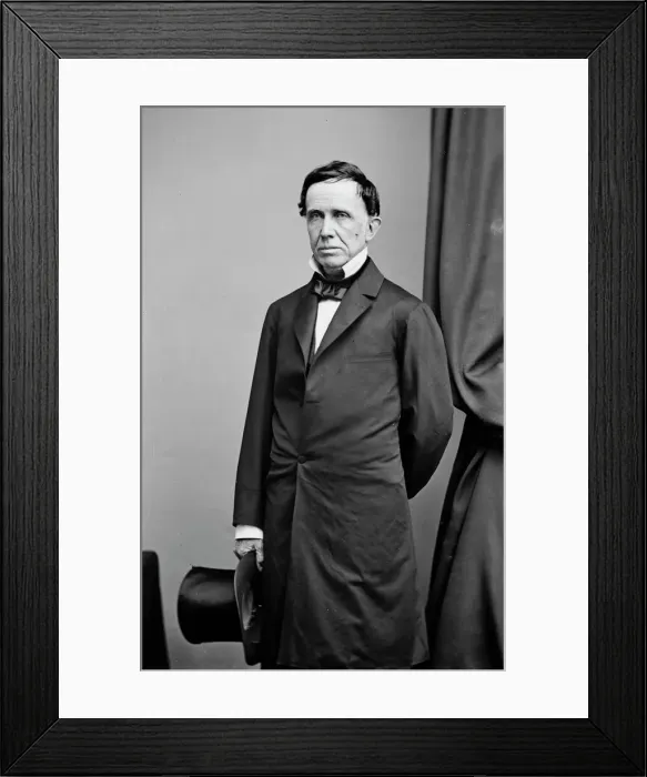 Framed Print : Judge James Roosevelt, between 1855 and 1865. Creator: Unknown Framed Print : Judge James Roosevelt, between 1855 and 1865. Creator: Unknown
