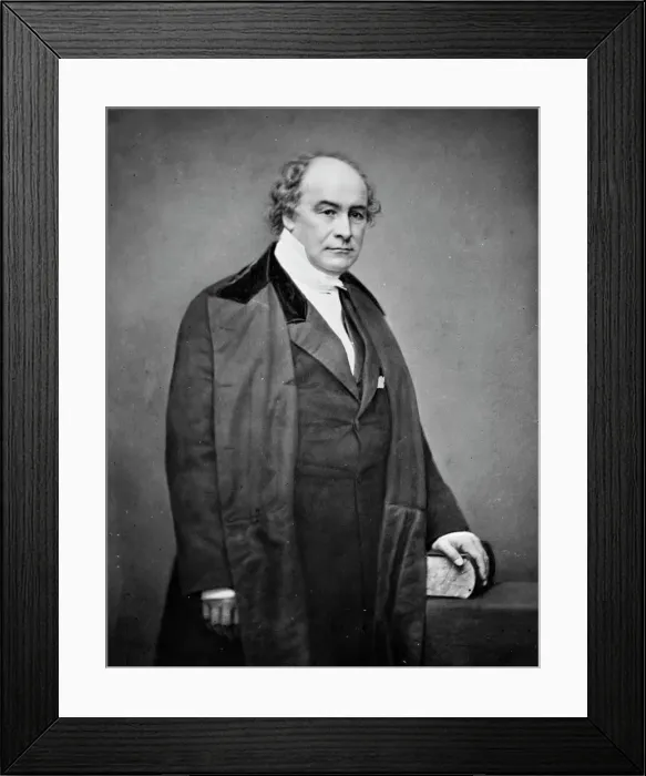 Framed Print : Rev. Francis Lister Hawks, between 1855 and 1865. Creator: Unknown Framed Print : Rev. Francis Lister Hawks, between 1855 and 1865. Creator: Unknown