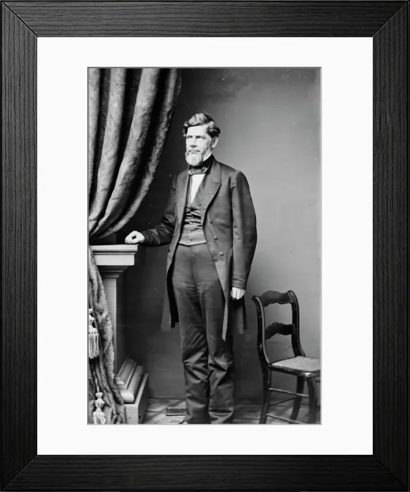 Framed Print : Charles Brooks Hoard of New York, between 1855 and 1865. Creator: Unknown Framed Print : Charles Brooks Hoard of New York, between 1855 and 1865. Creator: Unknown