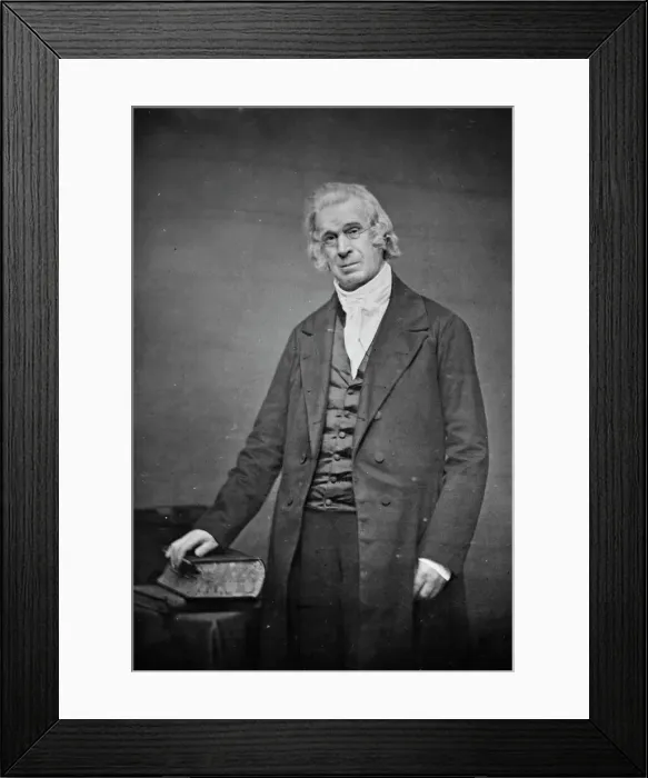 Framed Print : Rev. Nathan Bangs, between 1855 and 1865. Creator: Unknown Framed Print : Rev. Nathan Bangs, between 1855 and 1865. Creator: Unknown