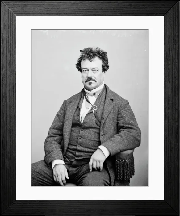 Framed Print : Edwin Forrest, between 1855 and 1865. Creator: Unknown