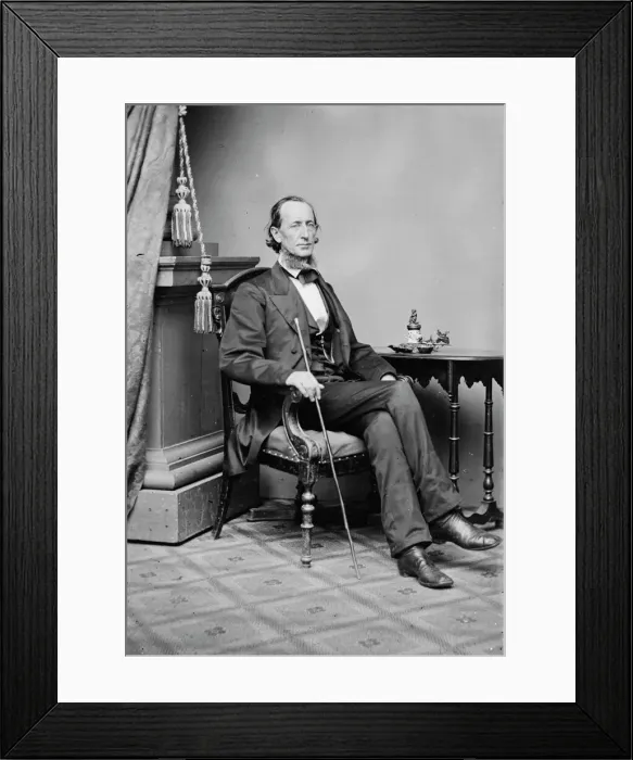 Framed Print : Alfred Osborn Pope Nicholson of Tennessee, between 1855 and 1865. Creator: Unknown