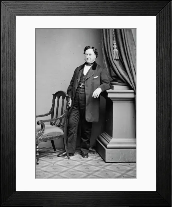 Framed Print : Shelton McKenzie, between 1855 and 1865. Creator: Unknown Framed Print : Shelton McKenzie, between 1855 and 1865. Creator: Unknown