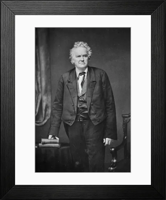 Framed Print : Joshua Reed Giddings of Ohio, between 1855 and 1865. Creator: Unknown Framed Print : Joshua Reed Giddings of Ohio, between 1855 and 1865. Creator: Unknown