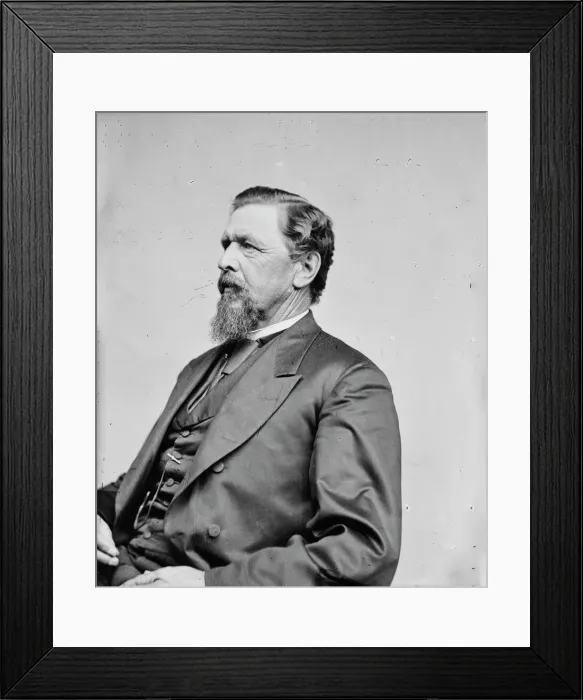 Framed Print : Matthew G. Emery, between 1855 and 1865. Creator: Unknown Framed Print : Matthew G. Emery, between 1855 and 1865. Creator: Unknown