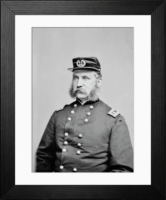 Framed Print : General John G. Foster, between 1855 and 1865. Creator: Unknown Framed Print : General John G. Foster, between 1855 and 1865. Creator: Unknown