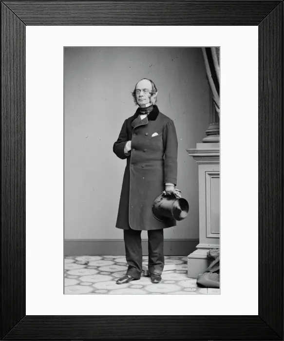 Framed Print : Judge Augustus Schell, between 1855 and 1865. Creator: Unknown Framed Print : Judge Augustus Schell, between 1855 and 1865. Creator: Unknown