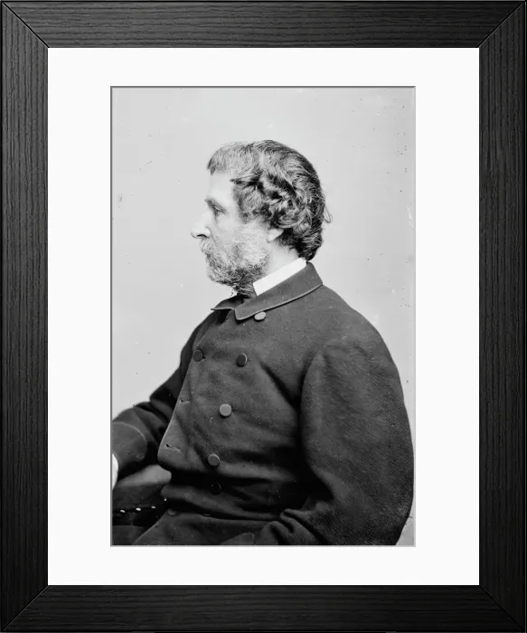Framed Print : John C. Fremont, between 1855 and 1865. Creator: Unknown Framed Print : John C. Fremont, between 1855 and 1865. Creator: Unknown