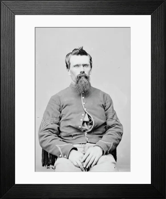 Framed Print : Colonel Brown, US Army, between 1855 and 1865. Creator: Unknown Framed Print : Colonel Brown, US Army, between 1855 and 1865. Creator: Unknown