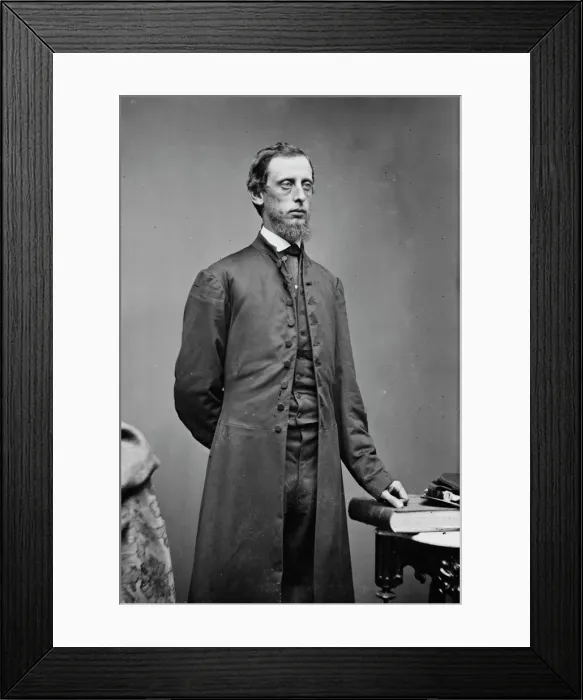 Framed Print : Chaplain A. A. Harris, US Army, between 1855 and 1865. Creator: Unknown Framed Print : Chaplain A. A. Harris, US Army, between 1855 and 1865. Creator: Unknown