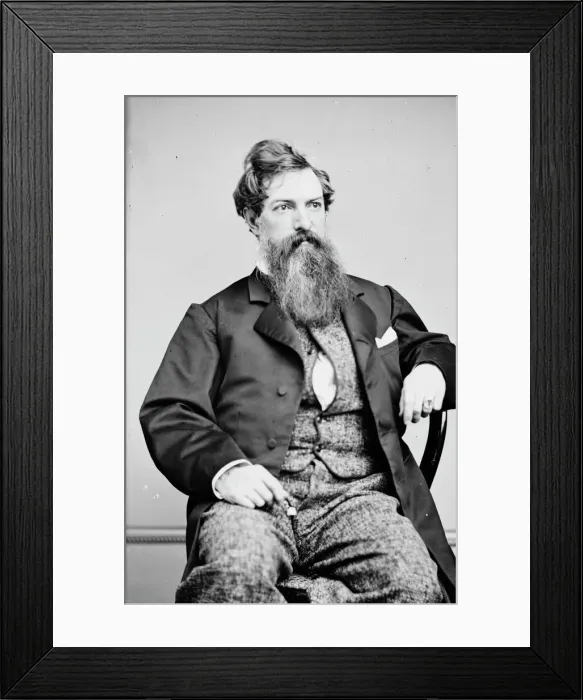 Framed Print : Henry Peters Gray, between 1855 and 1865. Creator: Unknown Framed Print : Henry Peters Gray, between 1855 and 1865. Creator: Unknown