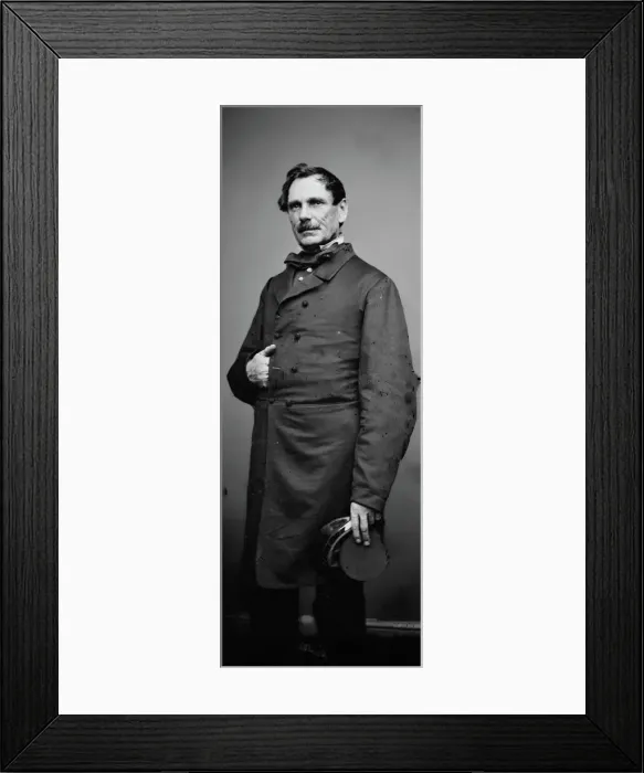Framed Print : James Shields, between 1855 and 1865. Creator: Unknown Framed Print : James Shields, between 1855 and 1865. Creator: Unknown