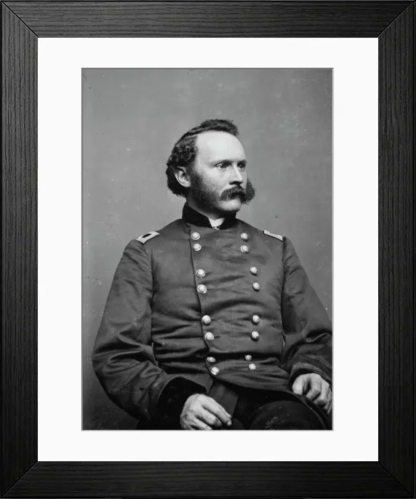 Framed Print : General Joseph Bradford Carr, US Army, between 1855 and 1865. Creator: Unknown Framed Print : General Joseph Bradford Carr, US Army, between 1855 and 1865. Creator: Unknown