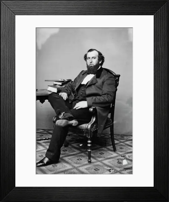 Framed Print : David Webb, between 1855 and 1865. Creator: Unknown Framed Print : David Webb, between 1855 and 1865. Creator: Unknown