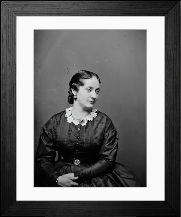 Framed Print : Miss Kate Denin, between 1855 and 1865. Creator: Unknown Framed Print : Miss Kate Denin, between 1855 and 1865. Creator: Unknown