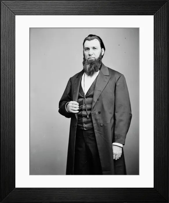 Framed Print : Abram Wakeman, between 1855 and 1865. Creator: Unknown Framed Print : Abram Wakeman, between 1855 and 1865. Creator: Unknown