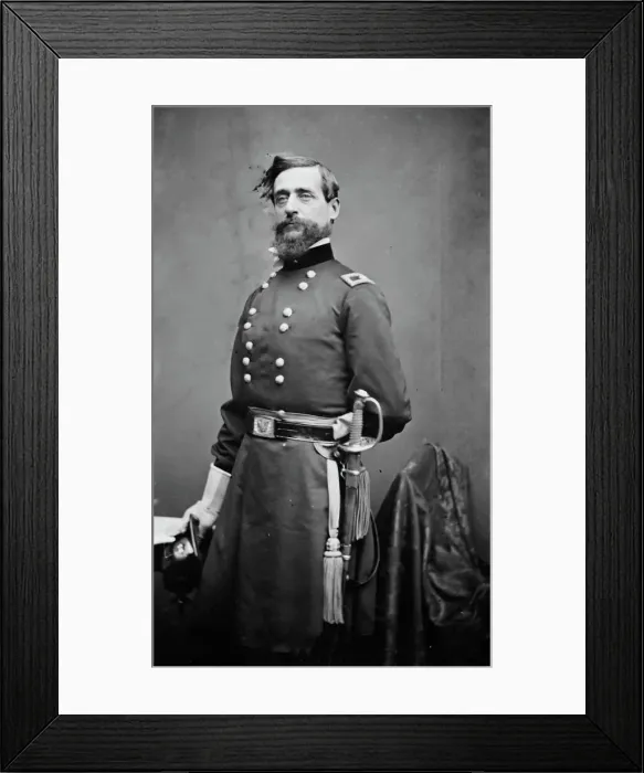 Framed Print : General Napoleon Jackson Tecumseh Dana, between 1855 and 1865. Creator: Unknown Framed Print : General Napoleon Jackson Tecumseh Dana, between 1855 and 1865. Creator: Unknown
