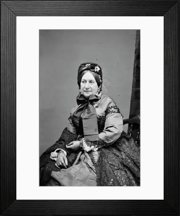 Framed Print : Mrs. Chas. Keen, between 1855 and 1865. Creator: Unknown Framed Print : Mrs. Chas. Keen, between 1855 and 1865. Creator: Unknown