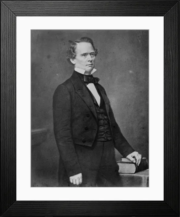 Framed Print : Joseph Lane of Oregon, between 1855 and 1865. Creator: Unknown Framed Print : Joseph Lane of Oregon, between 1855 and 1865. Creator: Unknown