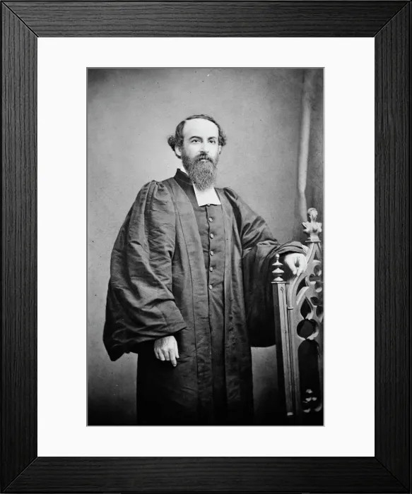 Framed Print : Rev. Charles Todd Quintard, between 1855 and 1865. Creator: Unknown Framed Print : Rev. Charles Todd Quintard, between 1855 and 1865. Creator: Unknown