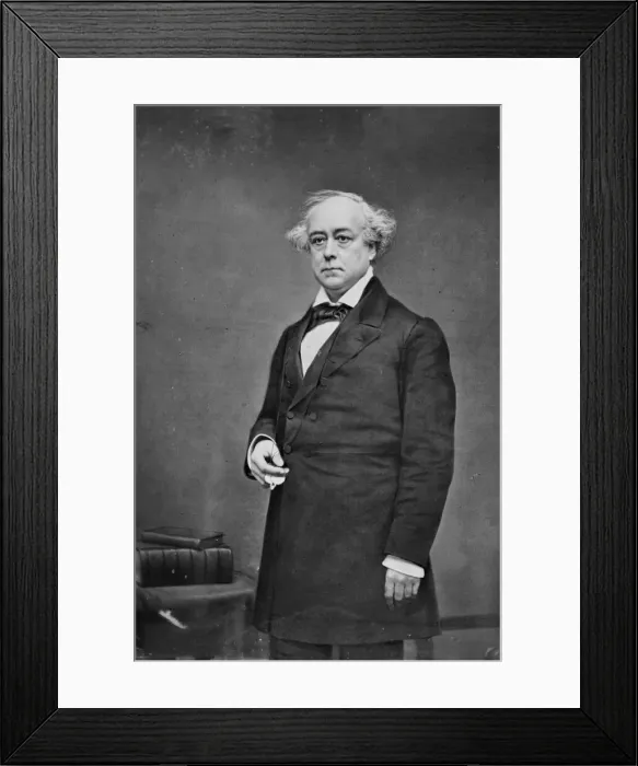 Framed Print : Francis Brockholst Cutting of New York, between 1855 and 1865. Creator: Unknown Framed Print : Francis Brockholst Cutting of New York, between 1855 and 1865. Creator: Unknown
