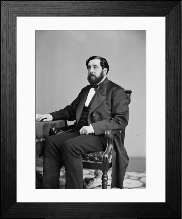 Framed Print : Henry T. Tuckerman, between 1855 and 1865. Creator: Unknown Framed Print : Henry T. Tuckerman, between 1855 and 1865. Creator: Unknown