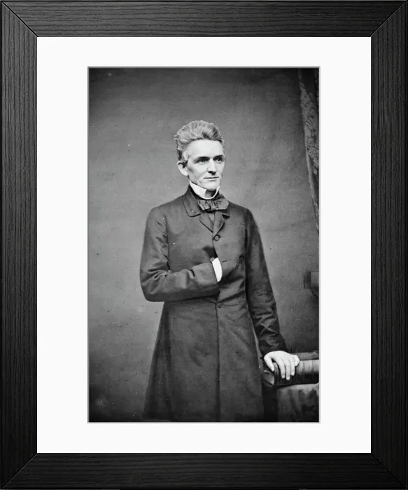 Framed Print : Rev. Elias Lyman Magoon, between 1855 and 1865. Creator: Unknown Framed Print : Rev. Elias Lyman Magoon, between 1855 and 1865. Creator: Unknown