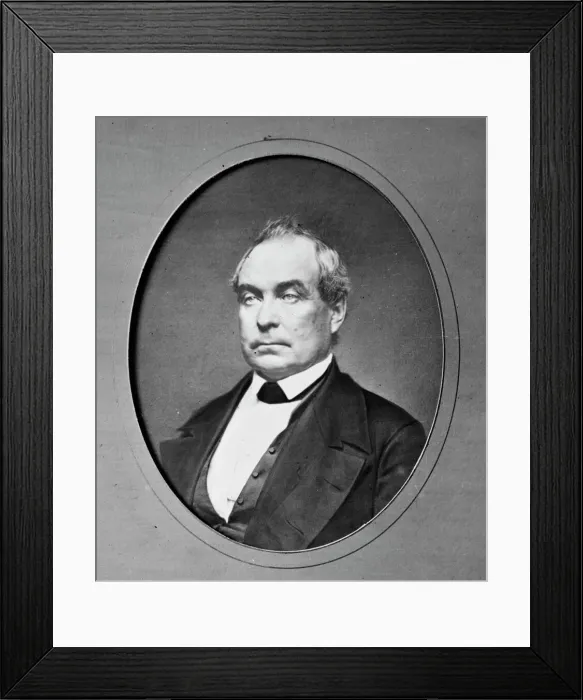 Framed Print : Silas Wright of New York, between 1855 and 1865. Creator: Unknown Framed Print : Silas Wright of New York, between 1855 and 1865. Creator: Unknown