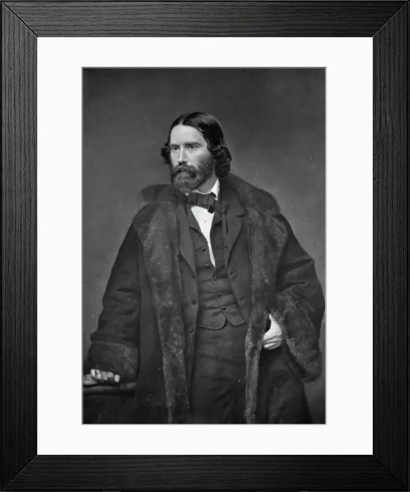 Framed Print : James R. Lowell, between 1855 and 1865. Creator: Unknown Framed Print : James R. Lowell, between 1855 and 1865. Creator: Unknown