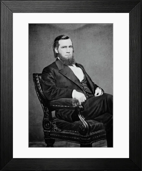Framed Print : Lucius Quintus Cincinnatus Lamar, between 1855 and 1865. Creator: Unknown Framed Print : Lucius Quintus Cincinnatus Lamar, between 1855 and 1865. Creator: Unknown