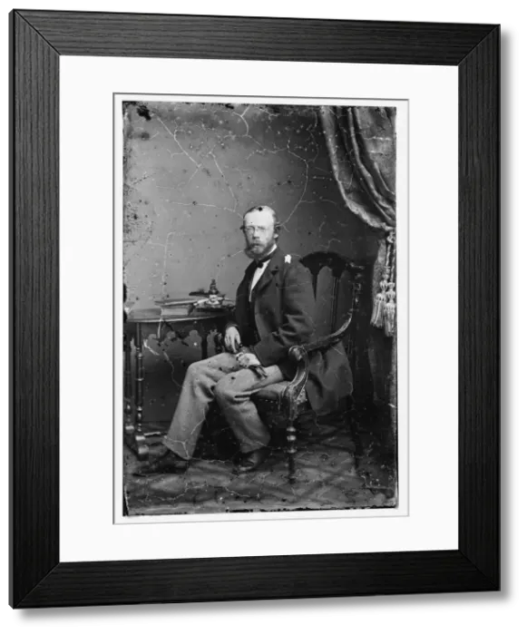Framed Print : Baron Ostensacker, between 1855 and 1865. Creator: Unknown Framed Print : Baron Ostensacker, between 1855 and 1865. Creator: Unknown