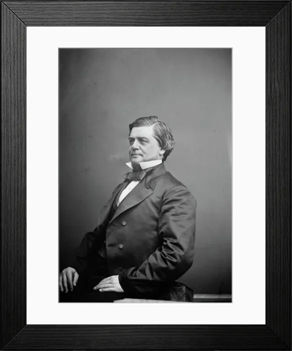 Framed Print : John Leake Newbold Stratton of New Jersey, between 1855 and 1865. Creator: Unknown Framed Print : John Leake Newbold Stratton of New Jersey, between 1855 and 1865. Creator: Unknown