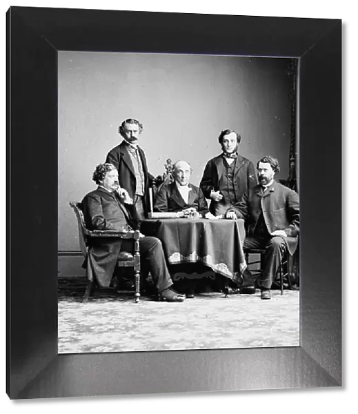 Executive Committee of the U. S. Sanitary Commission, between 1855 and 1865. Creator: Unknown