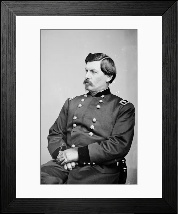 Framed Print : General George B. McClellan, 1862. Creator: Unknown