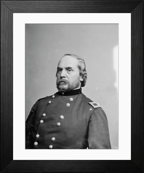 Framed Print : General Rufus Ingalls, US Army, between 1855 and 1865. Creator: Unknown Framed Print : General Rufus Ingalls, US Army, between 1855 and 1865. Creator: Unknown