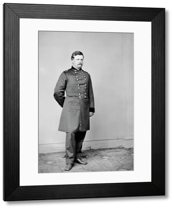 Framed Print : General William Cogswell, US Army, between 1855 and 1865. Creator: Unknown Framed Print : General William Cogswell, US Army, between 1855 and 1865. Creator: Unknown