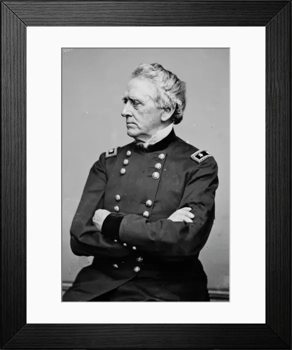 Framed Print : General John Adams Dix, between 1855 and 1865. Creator: Unknown Framed Print : General John Adams Dix, between 1855 and 1865. Creator: Unknown
