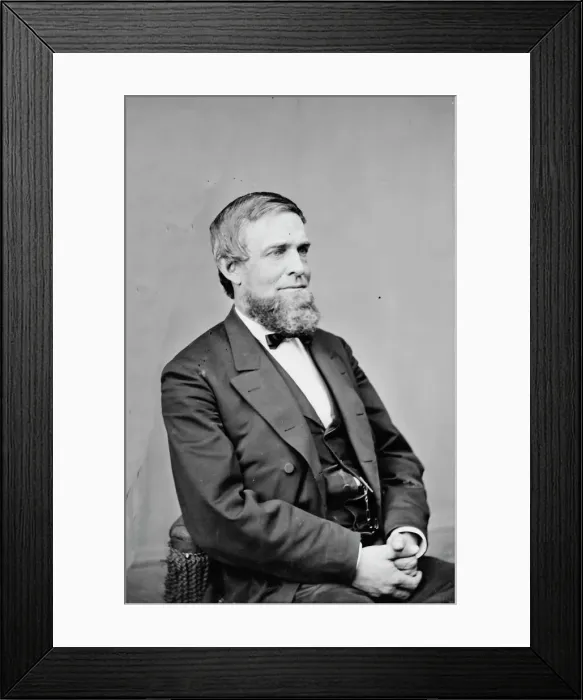 Framed Print : Schuyler Colfax of Indiana, between 1855 and 1865. Creator: Unknown Framed Print : Schuyler Colfax of Indiana, between 1855 and 1865. Creator: Unknown