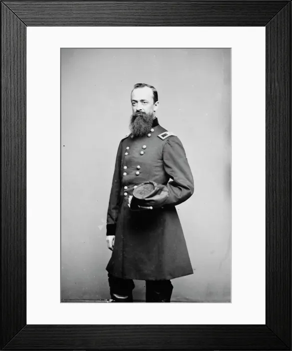 Framed Print : General Joseph Farmer Knipe, between 1855 and 1865. Creator: Unknown Framed Print : General Joseph Farmer Knipe, between 1855 and 1865. Creator: Unknown