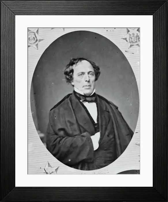 Framed Print : John B. Floyd, between 1855 and 1865. Creator: Unknown Framed Print : John B. Floyd, between 1855 and 1865. Creator: Unknown